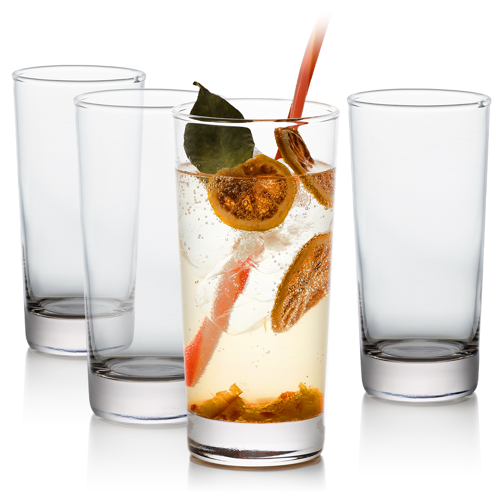 ninesung Highball Glasses, Glass Cups, Glasses Drinking set for  Juice,Wine,Beer, Beverages and Mixed…See more ninesung Highball Glasses,  Glass Cups